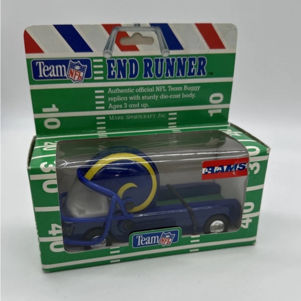 LOS ANGELES RAMS End Runner NFL Helmet Truck Team Buggy Vtg 1993 NEW